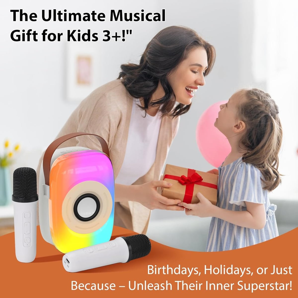 2-in-1 Kids Wireless Headphones & Bluetooth Speaker Combo