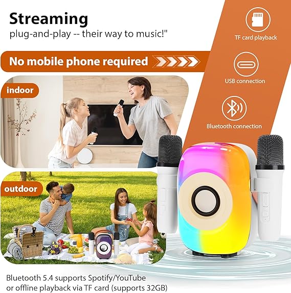 2-in-1 Kids Wireless Headphones & Bluetooth Speaker Combo
